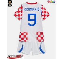 Chorwacja Andrej Kramaric #9 Koszulka Podstawowa dzieci MŚ 2026 Krótki Rękaw (+ krótkie spodenki)